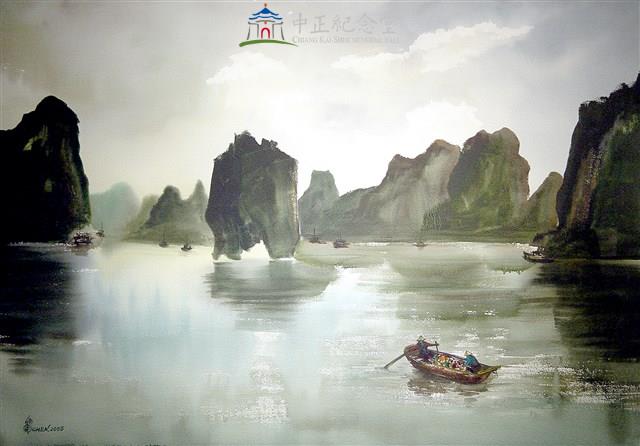 奇峰映水天然詩藏品圖，第1張
